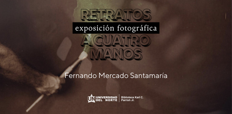 Exposición Retratos a cuatro manos. Portada